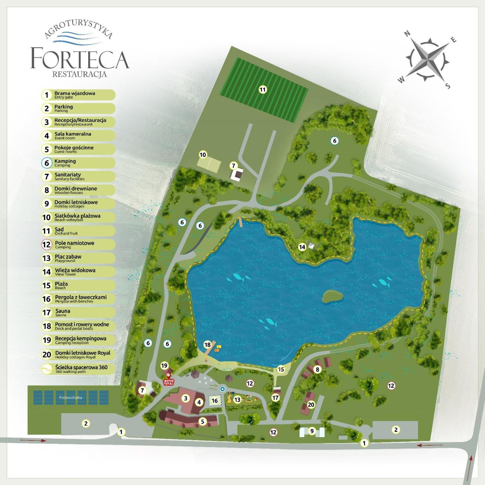 Forteca, Pokoje Goscinne Nad Stawem Dzierzoniow Exterior photo